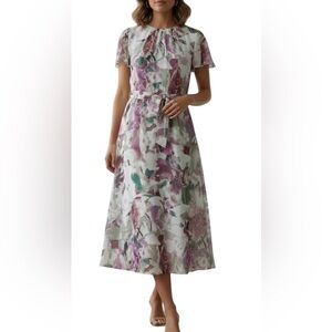 JEMMA Floral Print Maxi Summer Dress size 14W